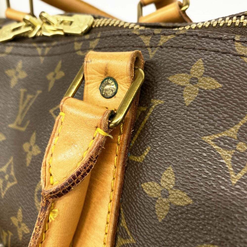 LOUIS VUITTON Brown Monogram Keepall 55 Boston Bag - Picture 12 of 14